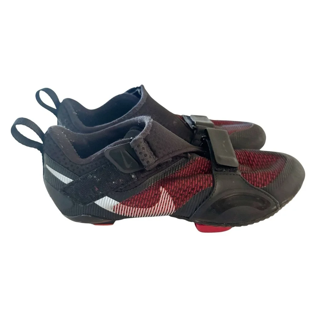 Nike Men's SuperRep Cycle Black Hyper Crimson Cycling Shoes C10775-8 Size 8